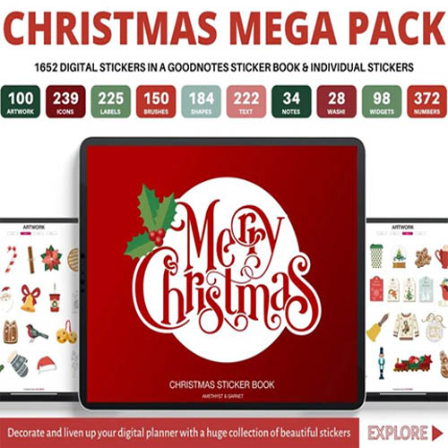 Christmas Mega Sticker Pack