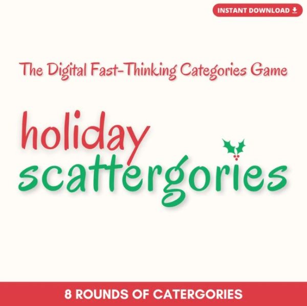 HOLIDAY SCATTERGORIES Digital Game